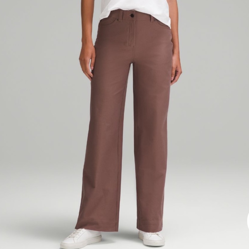 ❤️ Lululemon City Sleek 5 Pocket High-Rise Wide-Leg Pant *Light Utilitech NWT